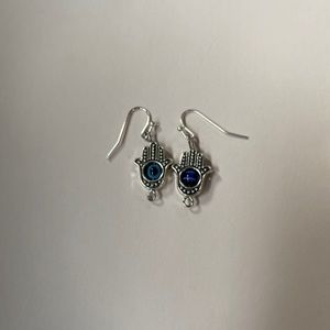 hamsa hand earrings